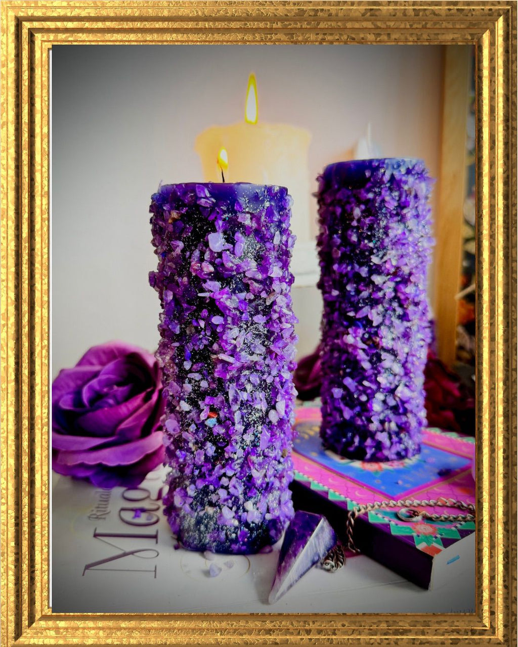 Vela ritual abre caminos