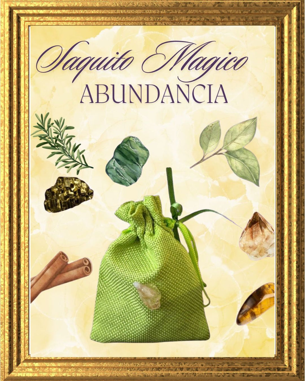 Saquito amuleto abundancia