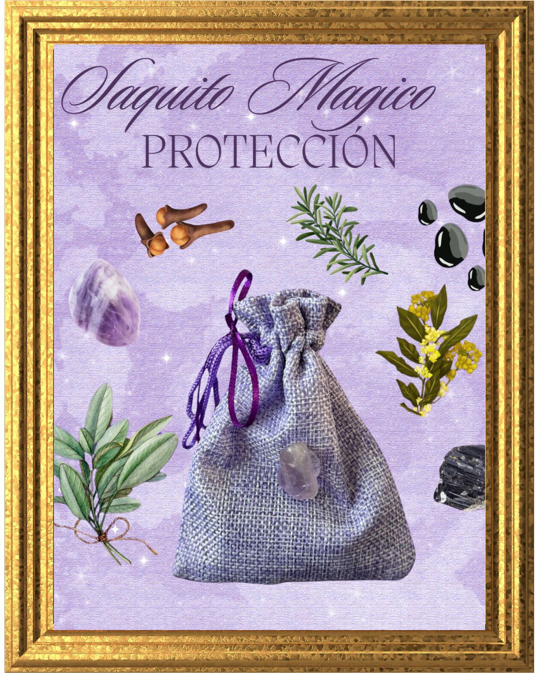 Saquito amuleto protección