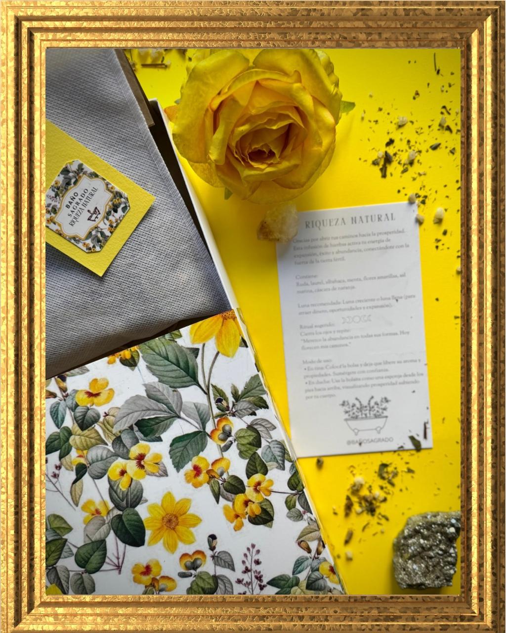 Baño riqueza natural