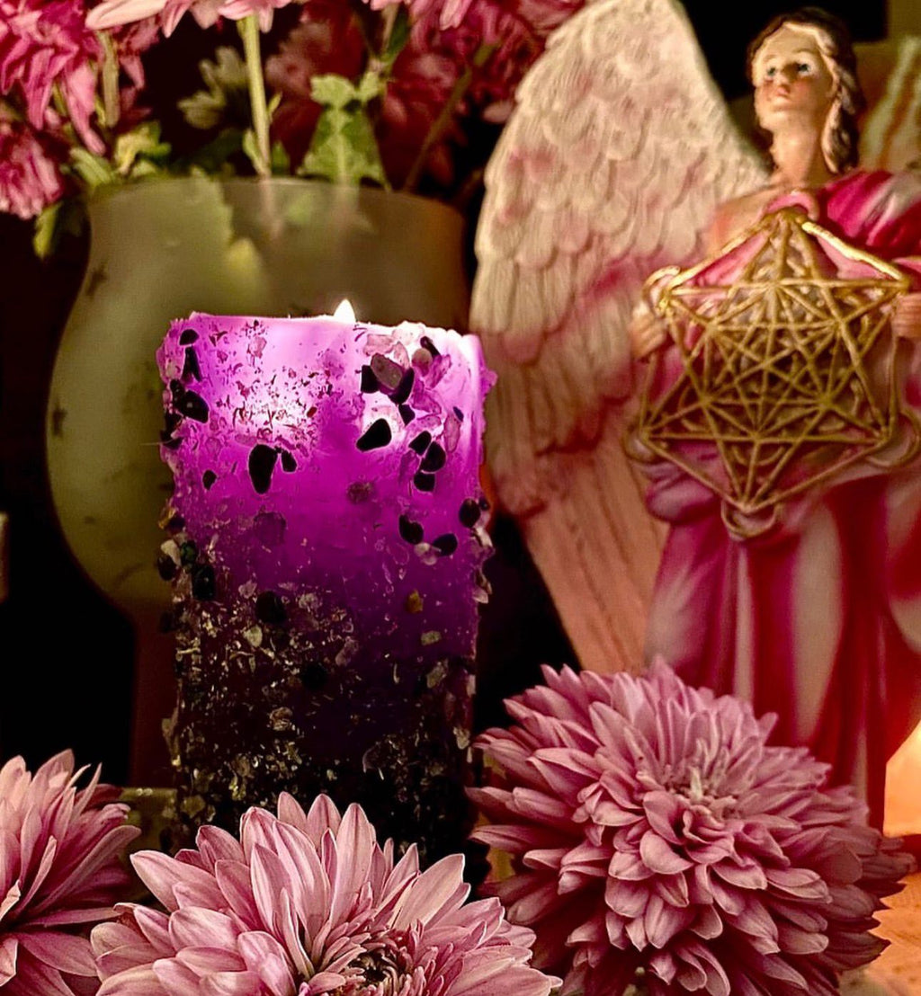 Vela ritual abre caminos